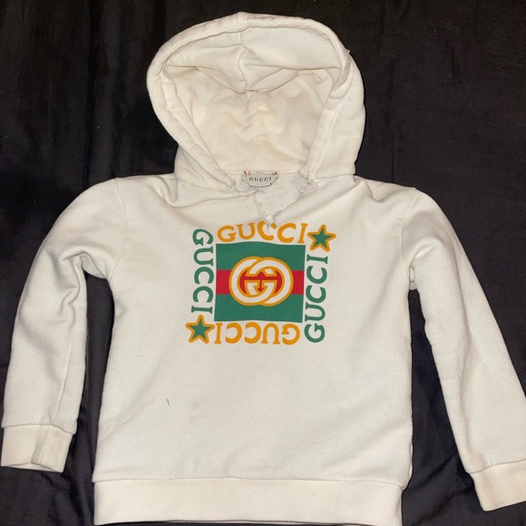 GUCCI•
BABY UNISEX HOODIE WITH GUCCI LOGO•
Baby Size: 36M 100% AUTHENTIC - Picture 2 of 3